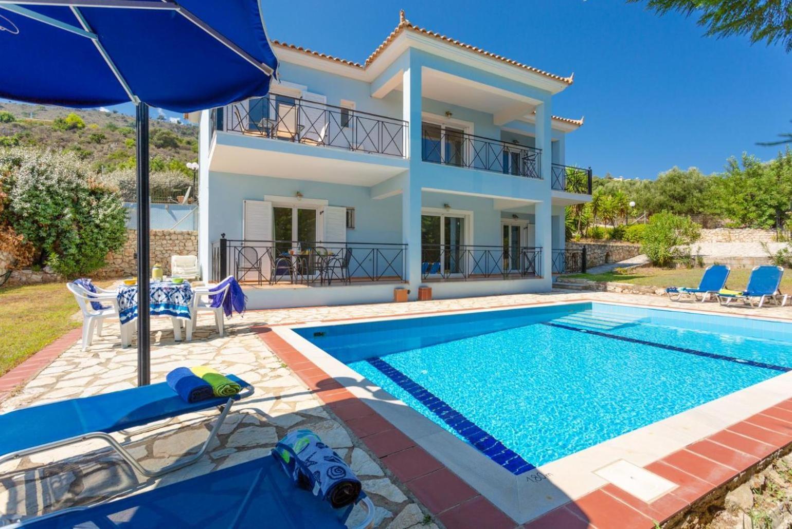 Skala Villa Blue Spathion ภายนอก รูปภาพ